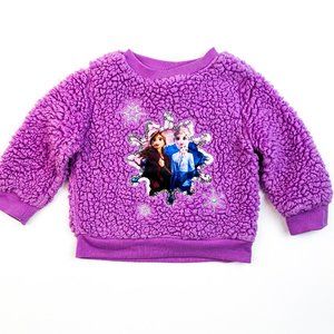 Disney Frozen Fuzzy Sweatshirt 2t